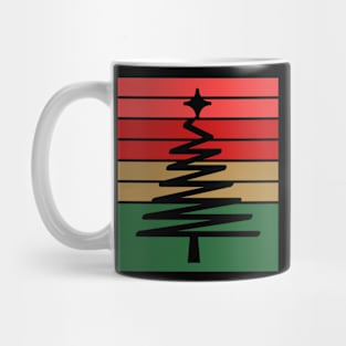 Sunset Christmas Tree Mug